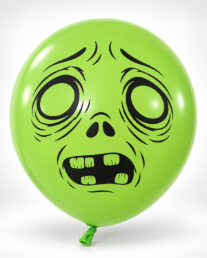 Zombie Face Balloon 5-7 inch (75 per bag)