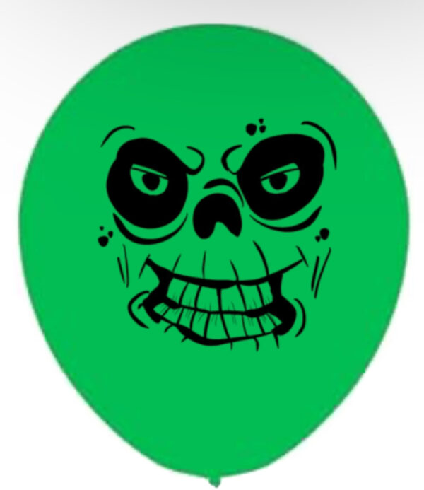 Scary Zombie Balloon - 11 inch (50 per bag)